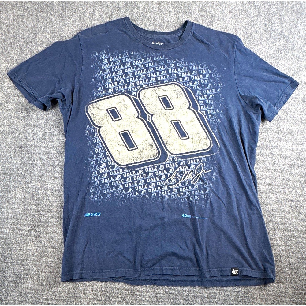Vintage 2015 Dale Earnhardt Jr 88 NASCAR T Shirt Chase Authentics 2XL Blank Back